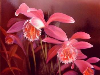 Still life floral, all kinds of reality flowers oil painting  56